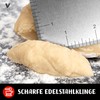 Villkin Dough Scraper - Premium Multipurpose Stainless Steel Dough Cutter