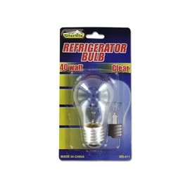 10 Pack 40 W Refrigerator Bulb, Long Lasting, Clear Light, Transparent Glass with Sturdy Metal Base, Ideal for Emergencies, Kitchen Use and Reliable Illumination in Fridges and Freezers, Bulk