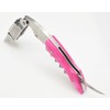 Pink Handle Professional Corkscrew Double Hinge Deluxe Waiters Wine Key