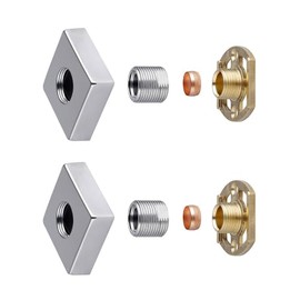 YOOZENA Shower Mixer Set,Thermostatic Shower Mixer Bar Valve Fixing Kit, Chrome