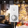G-Homa Timer Outlet Electric Indoor with 2 Grounded Outlet,Plug-in 24-Hour