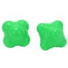 2pcs Rubber Reaction Bounce Balls Irregular Shape Reaction Balls for