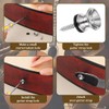 COYUN 6 Stück Gitarrengurt Knöpfe+6Stück Gitarren Gurt Schlösser,Strap Blocks Gurtblöcke,Metallende