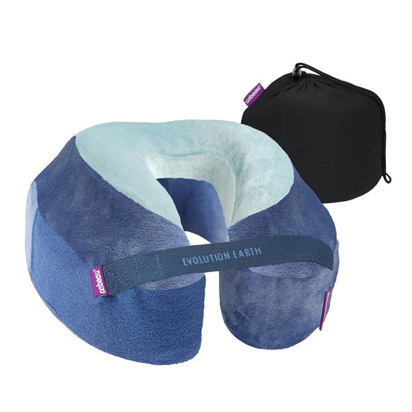 Cabeau Evolution Earth Deluxe Memory Foam Travel Neck Pillow The