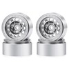 Zolikar 1.0 Beadlock Wheels Rim Aluminum Alloy 1.0" Wheels 4Pcs,