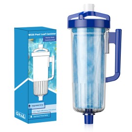 WINNEWBEAUTY Upgraded W530 Large Capacity Leaf Canister with Mesh Bag Heavy Duty Inline Pool Filter Catcher Compatible with Hayward Pool and Spa Cleaners Replacement for W530 Series Leaf Canister