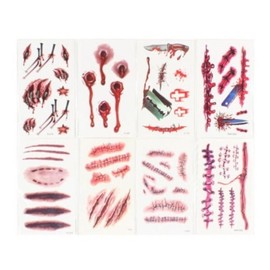 Bizarre Tattoo Sticker 8P Z40 / 엽기 타투스티커 8P Z40