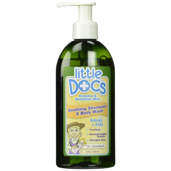 Little Docs Children's Shampoo and Body Wash Eczema and Sensitive Skin Formula, 8 oz