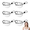 6 Pcs Transparent Eye Shield After Cataract Surgery, Plastic Eye