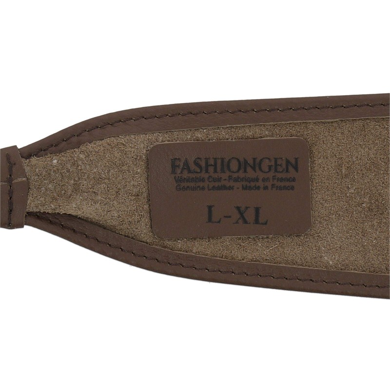 Fashiongen - Women's Obi Belt Made of Genuine Leather, Cassiane