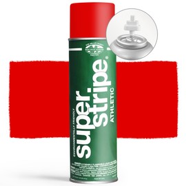 Fox Valley Athletic Field Marking Spray Paint – Water-Based Marking Paint, Vibrant, Fast-Drying & Long-Lasting – For Grass, Turf, Dirt, Sports & Outdoor Fields – Athletic Red, 18 Ounce (Pack of 6)