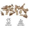 (Pack of 20 pcs) Beige Shelf Brackets 20 x 20