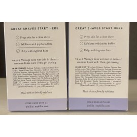 Billie Body Buffer - Pre-shave Exfoliating Bar Soap 3.5 oz (2 BARS)