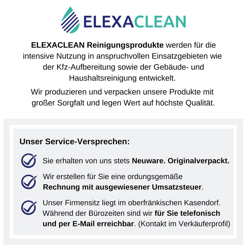 Elexaclean Streak-free, Premium Microfibre Window/Windscreen Cloth (Pack of 6, 60