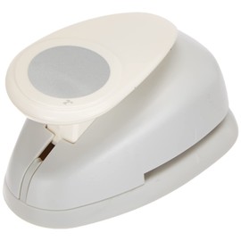 Rayher Hobby 8961400 Motif Punch Round/Circle Diameter 5.08 cm - 2 Inches Suitable for Paper/Card up to 200 g/m² White