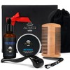 Beard Growth Kit, Beard Grooming Kit for Men W/Beard Roller,Atural