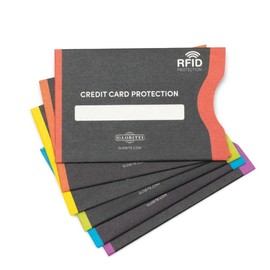 Globite RFID Blocking Credit Card Protector 6pk, Assorted