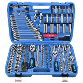 Kit de Herramientas BABEFAS de 216 Piezas con Matracas y Dados para Taller Mecánico