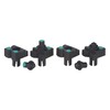 wolfcraft 4 clamping jaws with rest pins for painting I