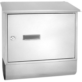 Serenelife Indoor & Outdoor Wall Mount Locking Mailbox | Secure Key & Lock Mechanism | Weather Resistant & Durable | Easy Access Metal Flap | Includes 2 Keys & Mounting Hardware | 13x14x5 IN