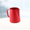 ULTECHNOVO Non Stick Stainless Steel Milk Pourer for Red Frothing
