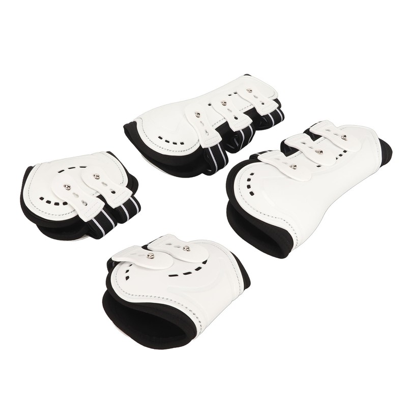 Horse Front Tendon Boots Adjustable Breathable Open Front Protective Horse