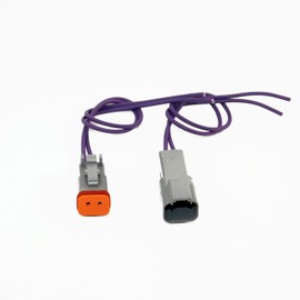 1x 2 Pin 2-way Female and Male Connector DT Deutsch