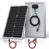 SUNER POWER 12V 30W Solar Panel Battery Charger Ultra, Built-in