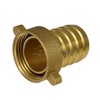 Agora-Tec® Brass Hose Nozzle 25.4 mm on 25.4 mm Female