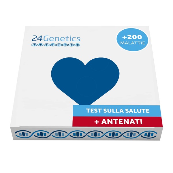 24Genetics - DNA Health Test - 200+ PDF Report - Biomarkers - Traits - Includes at-home swab collection kit