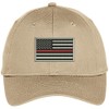 US Bandera Americana delgada línea roja fire Fighter Gorra de