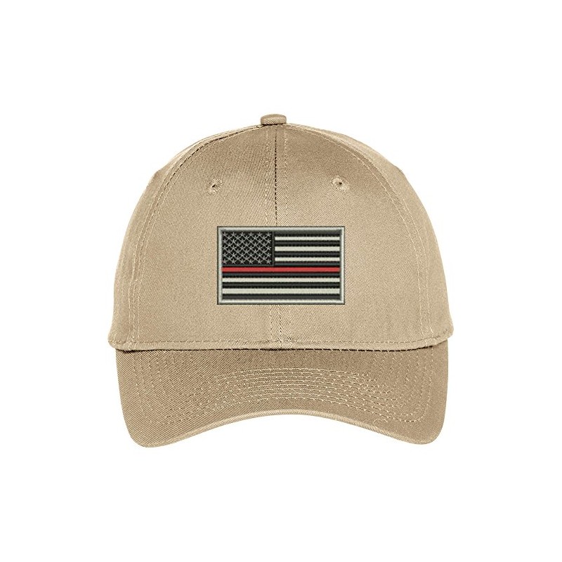 US Bandera Americana delgada línea roja fire Fighter Gorra de