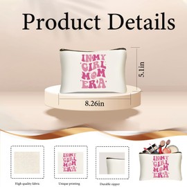 DHQH Girl Mom Mothers Day Gifts for Women, Cute Aesthetic Reusable Grocery Shopping Bag, Funny Birthday Christmas Gifts Ideas for New Mom, Mother Mama