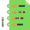 Mivos 2 x 1/2 inch (13 mm) Brass Garden Hose