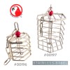 Bonka Bird Toys 00196 Small Stainless Steel Baffle Cage Treat