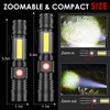 Small Flashlight Rechargeable, Magnetic LED Flashlight, 1000 Lumens Super Bright