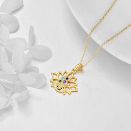 Sterling Silver Necklace Pendant Jewellery Gifts for Women Girls, Sterling Silver