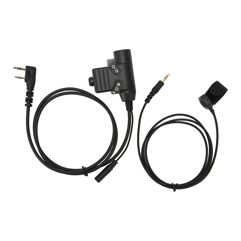 U94 PTT Adapter Push to Talk Button Walkie Talkie Military