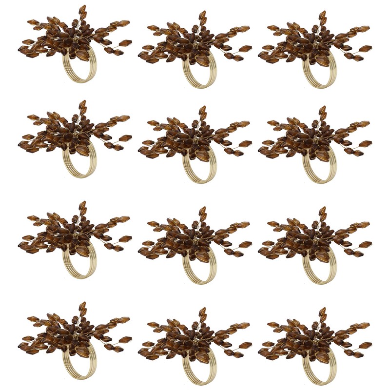 ITOS365 Napkin Rings Set of 12 Dining Table Decoration Party