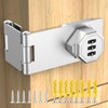 YogePote 90 Degree Cabinet Locks with Combination, Mechanical Folding Door