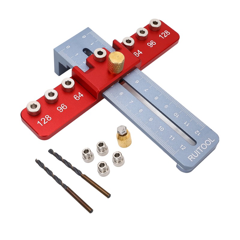 Cabinet Hardware Jig Accurate Fast Small Woodworking Drilling Guide Tool
