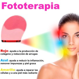 SUPER LIMPIADOR FACIAL VAK 14S CON TERAPIA LUZ PURIFICADOR