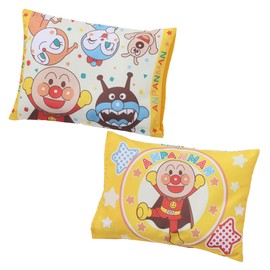 Nishikawa LH63122070 Anpanman Pillow, For Kids, 14.6 x 10.6 inches (37 x 27 cm), Washable, Includes Removable Cover, Fits Children's Heads, Cream