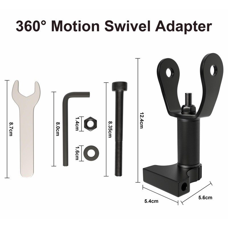 DHLDWQ 360° Pivot for Peloton Bikes Screen Accessories, Peloton Screen
