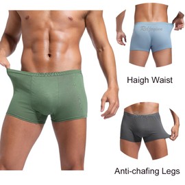 Reljoyinn Mens Disposable Underwear for Fitness Hotel Spa Hospital Stays, 100% Cotton Boxer Briefs Multicolor(6Pack)（Small 28-34 inch Waist）