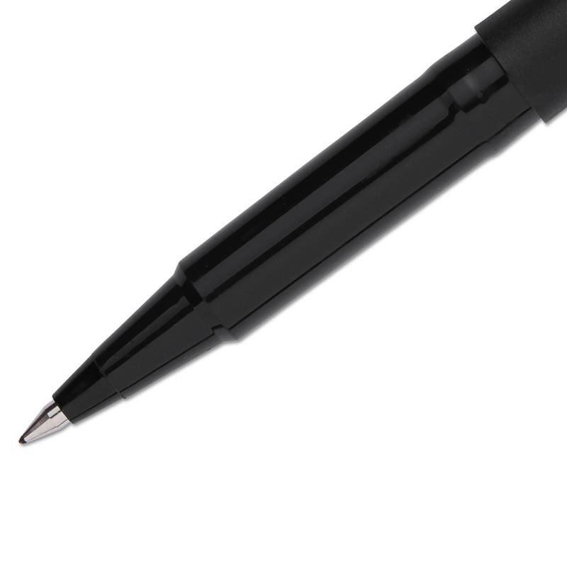 Sanford Uniball Roller Stick Pen, 0.5Mm Micro Point, Black Ink,