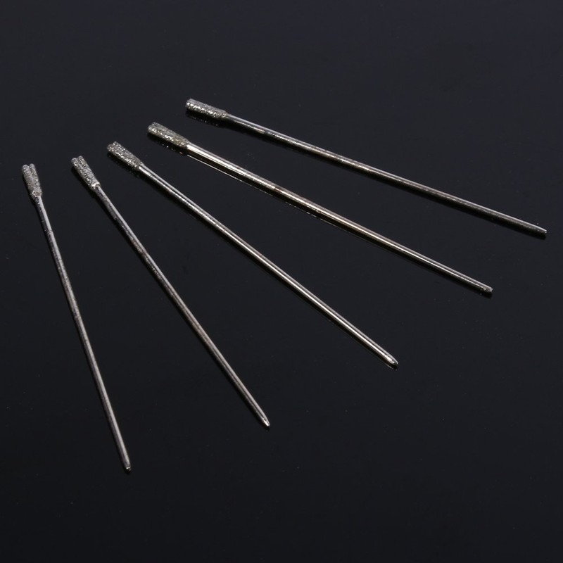 Wincal Diamond Glass Jewellery Drill Bits Tipped, Solid Bits Needle,