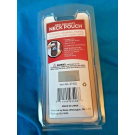 Mode RFID Security Neck Pouch Prevents Identity Theft Protects Valuables GREY GRAY