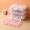 Fridge Egg Tray, 15 Grids Multifunctional Clear Egg Storage Container