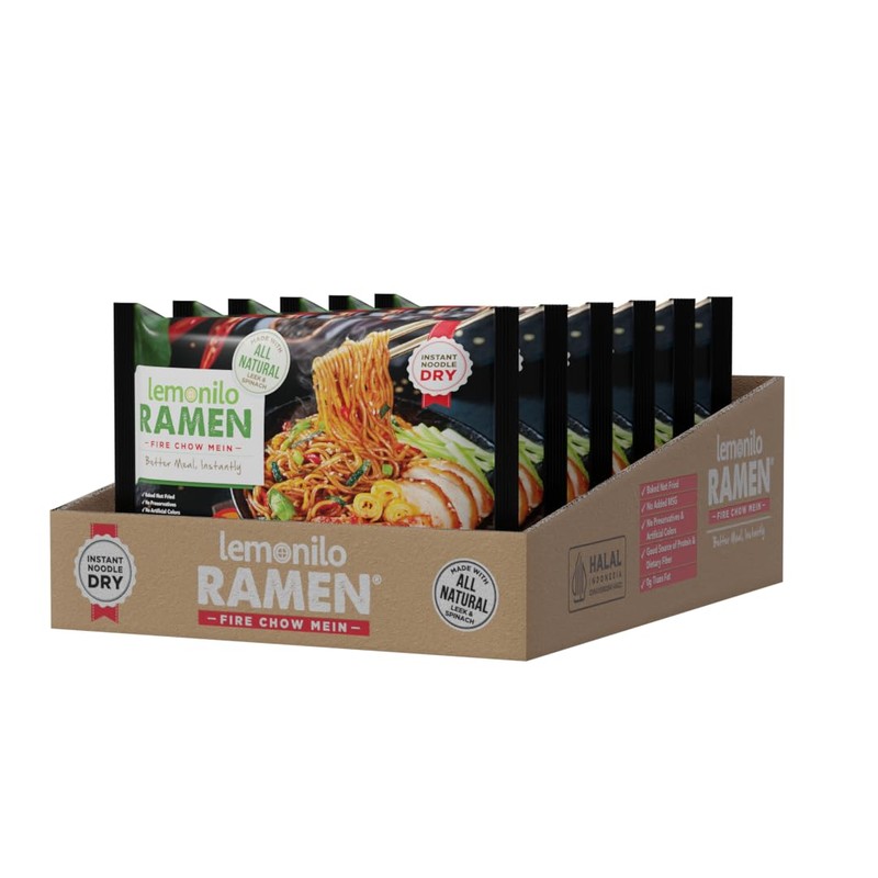 Lemonilo Ramen - Fire Chow Mein - Healthy Instant Ramen